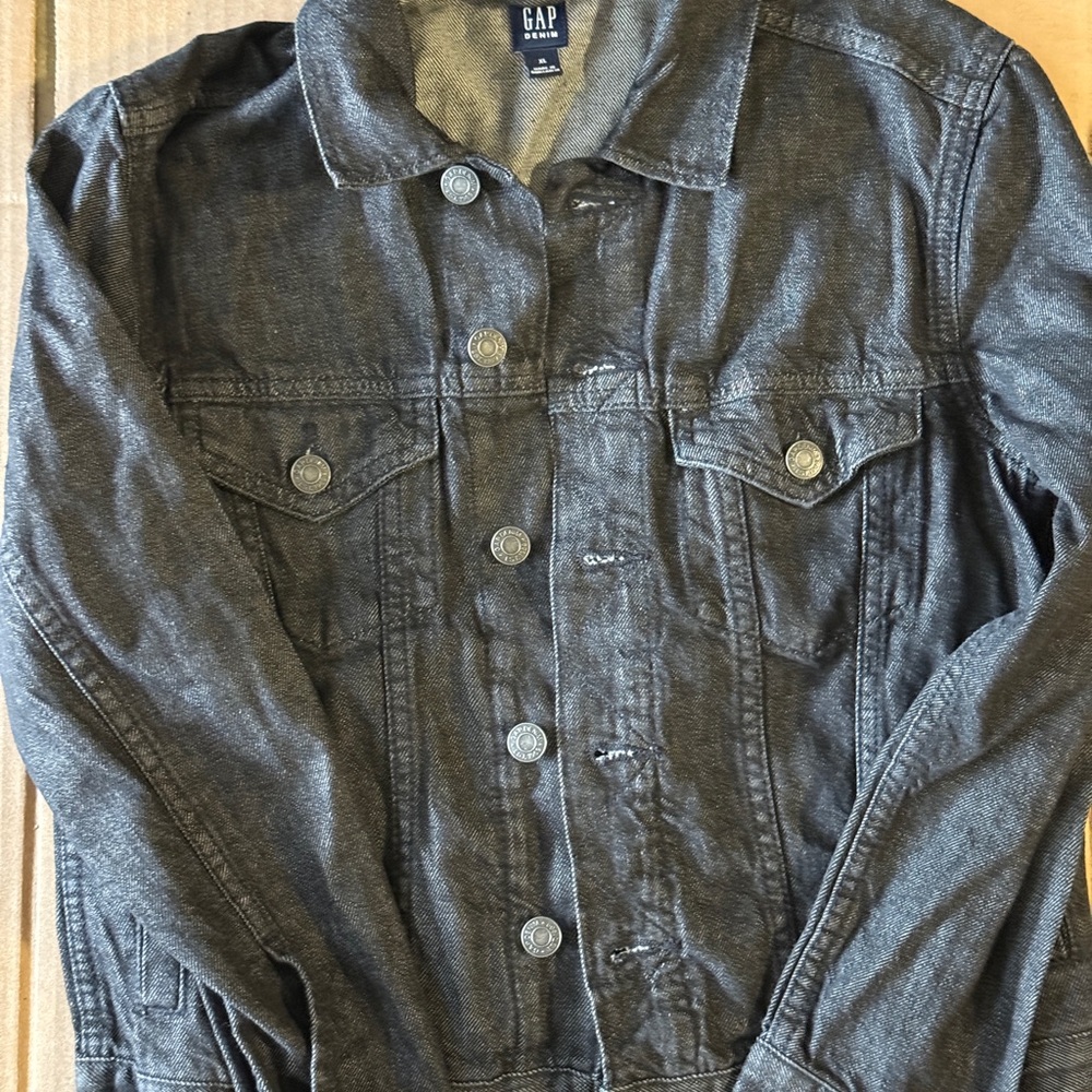 GAP Charcoal Denim Jacket